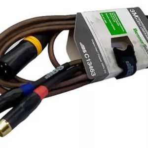 CABLE BS DE AUDIO LINK 3M 2RCA A CANON MACHO
