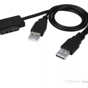 VC CABLE CONVERTIDOR USB 2 0 A SLIMLINE SATA 7 6 PIN (13PINES)