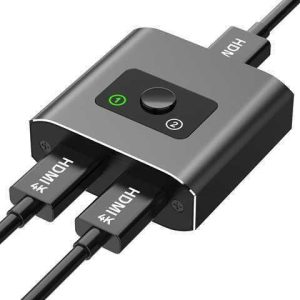 SWITCH HDMI 1 ENTRADA 2 SALIDAS BIDIRECCIONAL