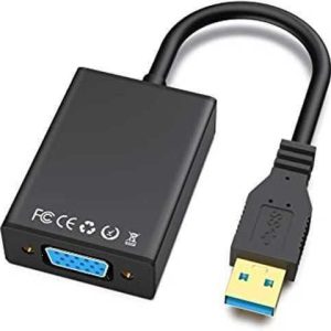 CONVERTIDOR USB 3.0 A VGA HEMBRA 1080P, FULL HD