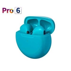 AURICULARES PRO 6 CELESTE
